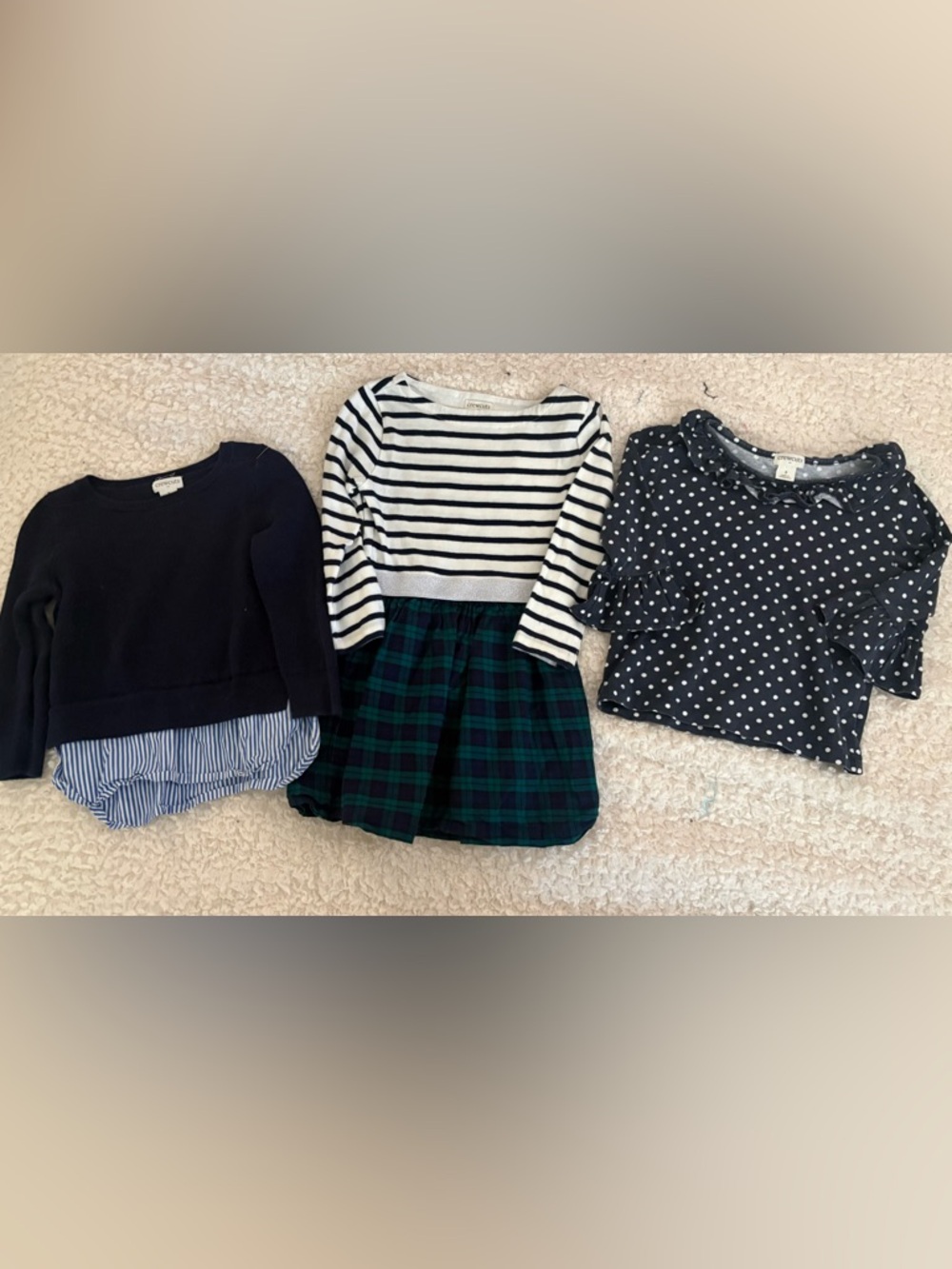 Crewcuts 3 Piece Set Bundle Girls Size 3